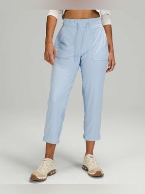 Lululemon Beyond the Studio Crop Pants
Blue Linen